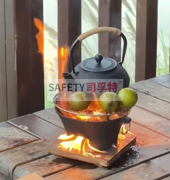 圍爐煮茶小貼士：火災(zāi)、中毒、燙傷需防范[精制鋼圍爐茶桌](圖1)